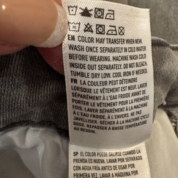 American Eagle Womens 6 Super High Rise Jeggings Distressed Next Level Stretch - Picture 8 of 14